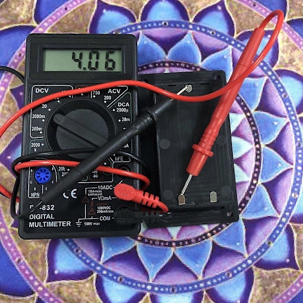 18650 Batteriholder Plastik Batteriholder Strømstik Serieforbindelse