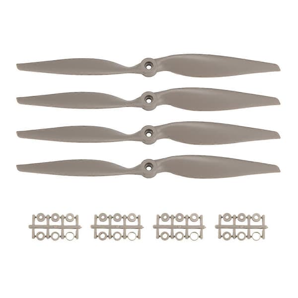 4 stk. RC-propeller CW 12x6 tommer for fly med adapterringer