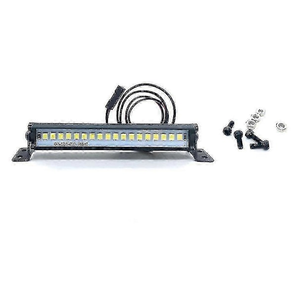 83mm 18 Led Lys Bar Taklampe Lys For 1/10 Rc Crawler Bil Axial Scx10 Trx4 D90 Oppgraderingsdeler