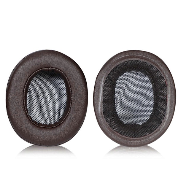 Öronkuddar Örngott Svart 1 Par Memory Foam Svart Ersättning för MDR 1ABT 1RBT 1RNC Bekväma att Bära Brun