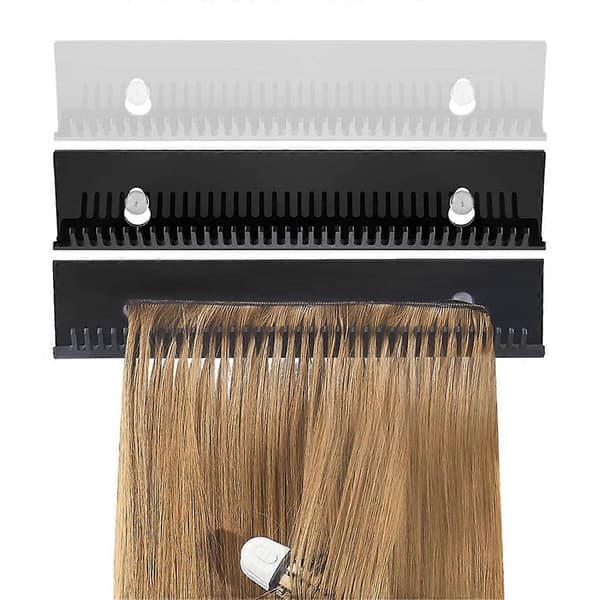Professionel Akryl Hår Extensions Sektioneringsholder Hvid
