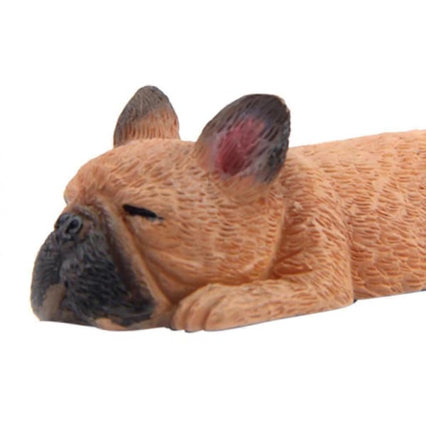 Sovende Corgi hvalpehave Mini Dukkehus Figur Dekoration