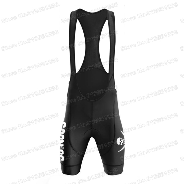 Cykeltrøjesæt Never Say Die Tøj Mænd Road Bike Shirt Suit Cykel Bib Shorts Astoria Oregon Pirate Flag Maillot Ropa 2 M