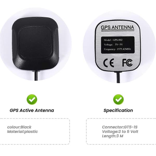 Bil GPS Navigation Aktiv Antenne GT5-1S Jack Antenne Stik Kabel til