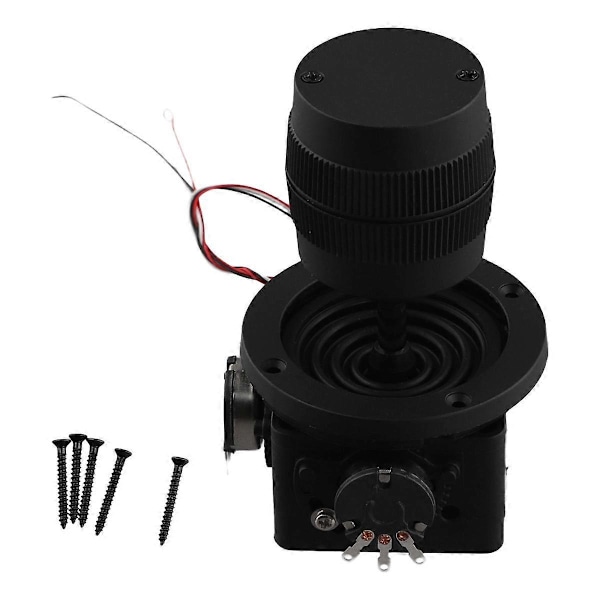 3-axlig joystickpotentiometer -D300B-R2 5K 3D Säkerhet Yuntai Kontroll Bollmaskin Tangentbord Monitor Joystick Svart