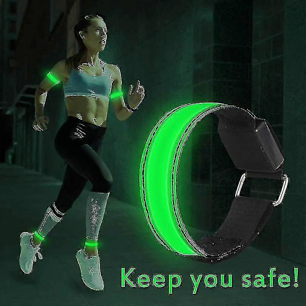Ladattava LED-valo-armband LED-heijastava ranneke yöpunainen