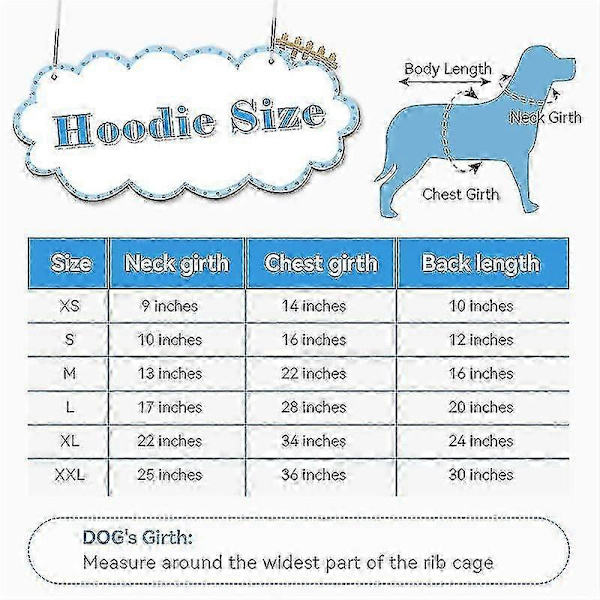 Hundetrøjer til Store Hunde Sikkerhedshund Hoodie Sweatshirt Med Lomme