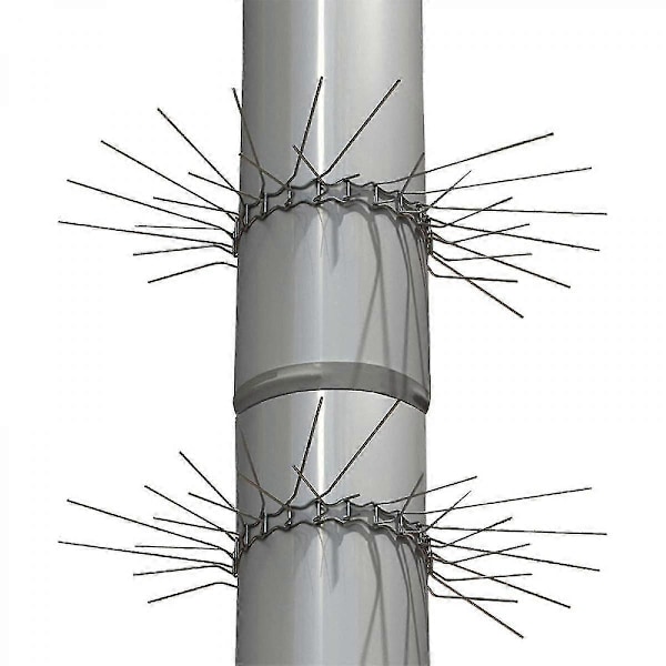 Anti-mård Kattkrage För Stuprör Stolpar Träd Diameter 100 Mm Till Diameter 120 Mm, Rostfritt Stål, Set Om 2