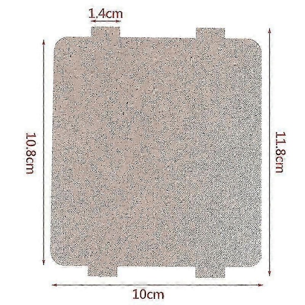 5 stk. 11,8 cm * 10 cm Reservedele Mica Plader Mikrobølgeovne Ark Hfmqv