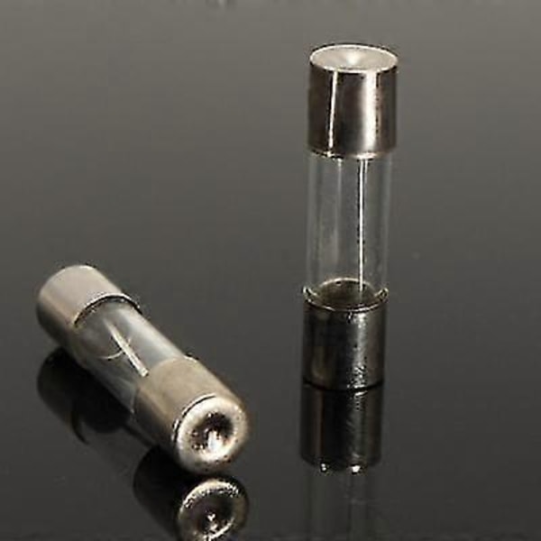 100 stk. Glasssikringer Fin Sikringssortiment Glasssikring 0,2a-20a, 5x20mm Fx