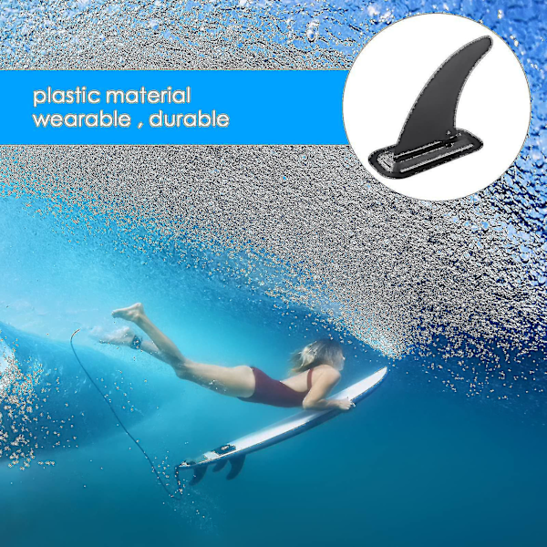8 Tums Avtagbar Universal Surfbräda Sup-Fena Med Fenbas, Avtagbar Centerfena Stand Up Paddlebräda