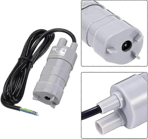 Dränkbar pump, DC 12V högflödesvattenpump, dränkbar pump, färskvattenpump, båtpump, 840 l/h