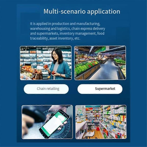2D Stregkodescanner Desktop Omnidirektionel Automatisk 1D 2D