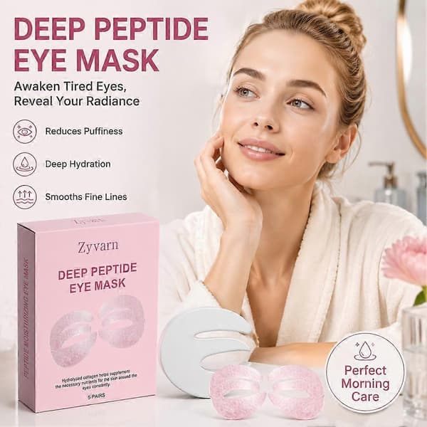 Dype Peptid Øyemasker - 5 par/eske 2pcs