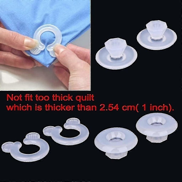 24 Täcke Clips För Att Hålla Täcket På Plats, Påslakan Donuts Täcke Clips Pxcl