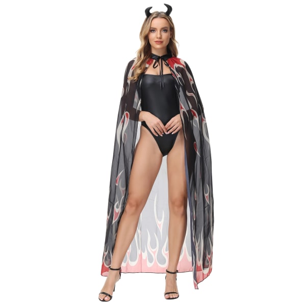 Halloween kostume sexet djævle kostume hekse kostume cosplay kostume gudinde dragt S