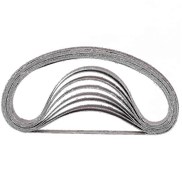 100 stk. 330x10mm Slibebånd 60 Korn Sandpapir Slibemaskine
