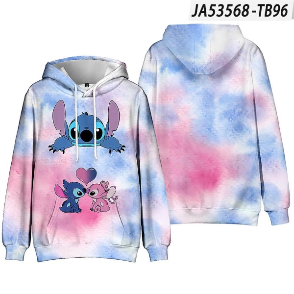 Barn Gutter Jenter Lilo & Stitch hettegenser Langermet hettegenser Topper Gaver style 7 110