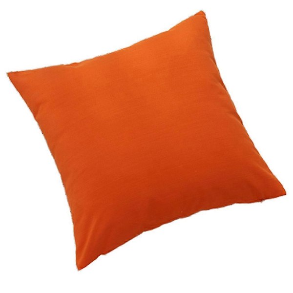 65x65cm Halloween Orange Svart Rutig Prydnadskudde Örngott Sovrum Soffa Kuddfodral Kramkudde Örngott Heminredning