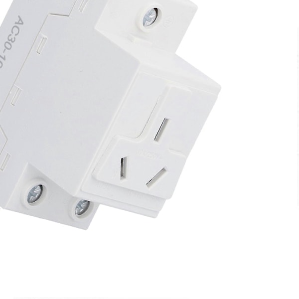 6 kpl BERM Pistorasia Modulaarinen Katkaisija Din-kiskoon Asennettava Pistorasia Sähkölaitteet 250V 10‑16A