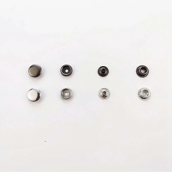 50 Set 15mm Läder Tryckknappar Kit Metallknappar Med Installationsverktyg För D