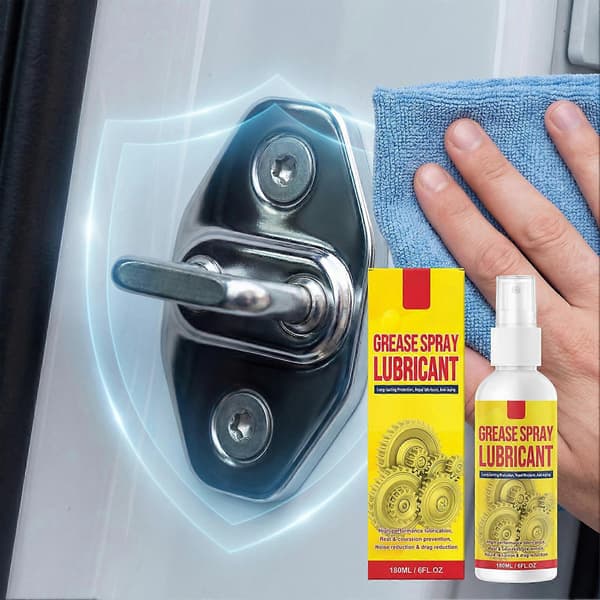 Anti-Rust Smøremiddel Spray Rustfjerner Spray til Metal Multifunktionelt Smøremiddel Rustfjerner Sprays Hurtigtvirkende Formler til Køretøjer Værktøj Kæder A-180ml 3pcs
