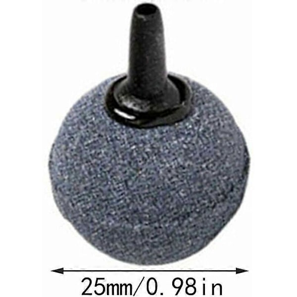 Akvarium Luftestein Boble Diffuser Luftestein Pluss Rund Hydroponisk Boble Diffuser for Oksygen Diffuser (10 stk)