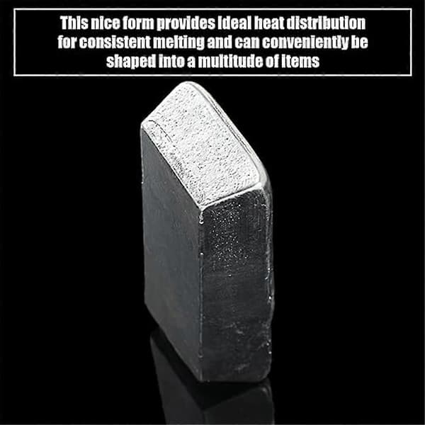 Tenngötlegering Tenn Gjutgöt (98% Tenn, 1,5% Bismut, 0,5% Koppar), 0,45 kg, Silver