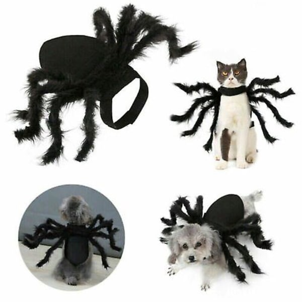 Koiran Halloween-asut - Hämähäkkiasu Halloween-juhliin, Keskikokoisille  Pienille Koirille Kissat Pentu M 8a1c | M | Fyndiq