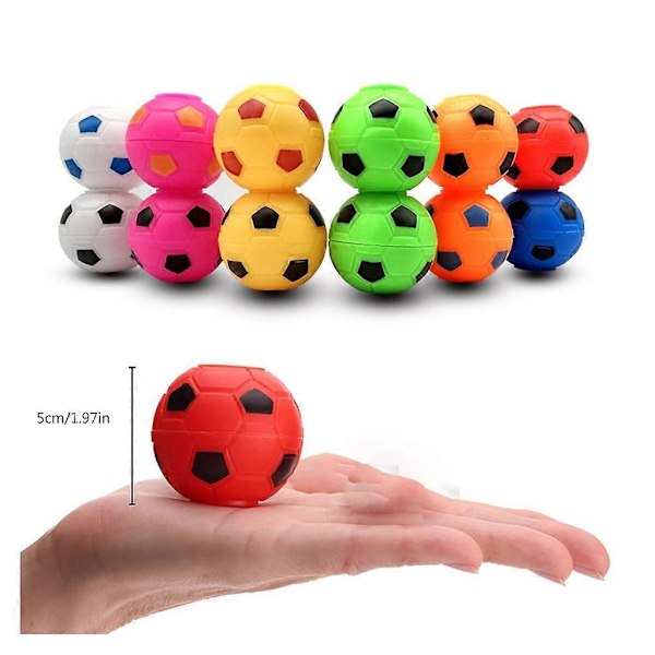 Fotboll Spinner Leksak Fingertoppsgyro Snurra Snurrbara Topp Vuxen Present 20ST