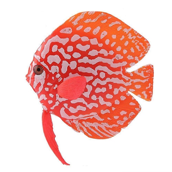 3 stk. Kunstig Fisk Akvarium Dekor Tropisk Fisk Dekor Kunstig Selvlysende Fisk Landskapsforming Falsk Fisk Selvlysende Silikon Fisk Akvarium