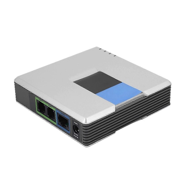 VoIP Gateway Internet Telefon 2 Porte Adapter SIP RJ45 Kabel Til Linksys PAP2T -X