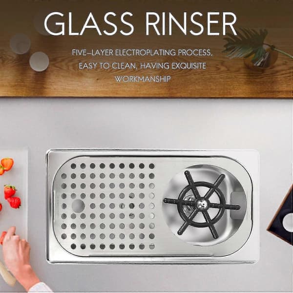 Glasrenser Diameter 201 Rustfrit Stål Rens til Øl Mælk Te Kopvasker Glasrenser til Hotel