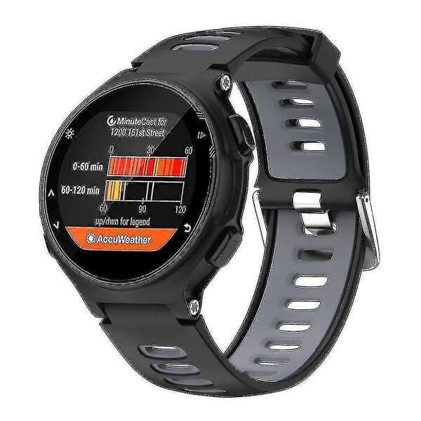 Blød silikone udskiftningsrem til Garmin Forerunner 735xt ur