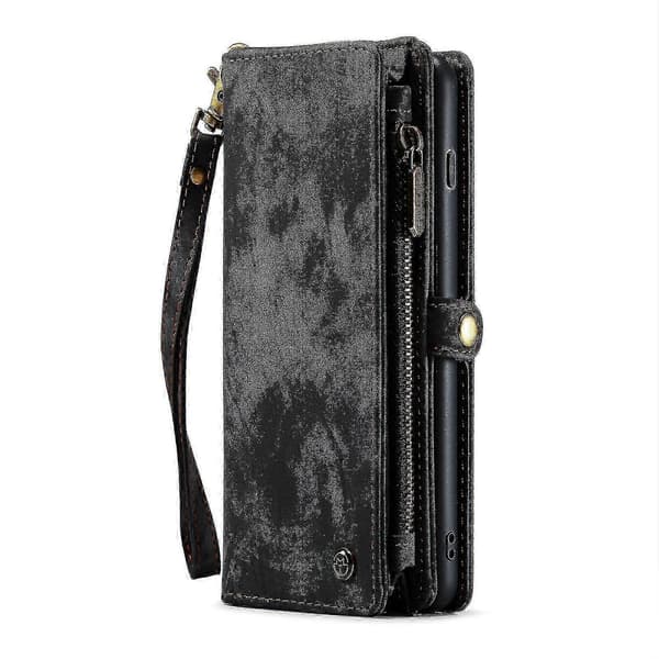 Avtakbart læretui for Caseme-008 Galaxy S10 5G Black