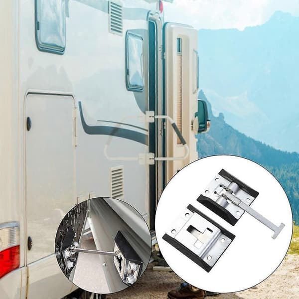 Dørholder T-Style Lås til Campingvogn Trailer Van Cargo Autocamper