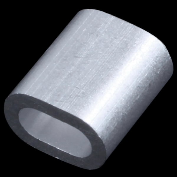 2mm Dobbelt Hul Wire Reb Klemme Muffe 80 Stk
