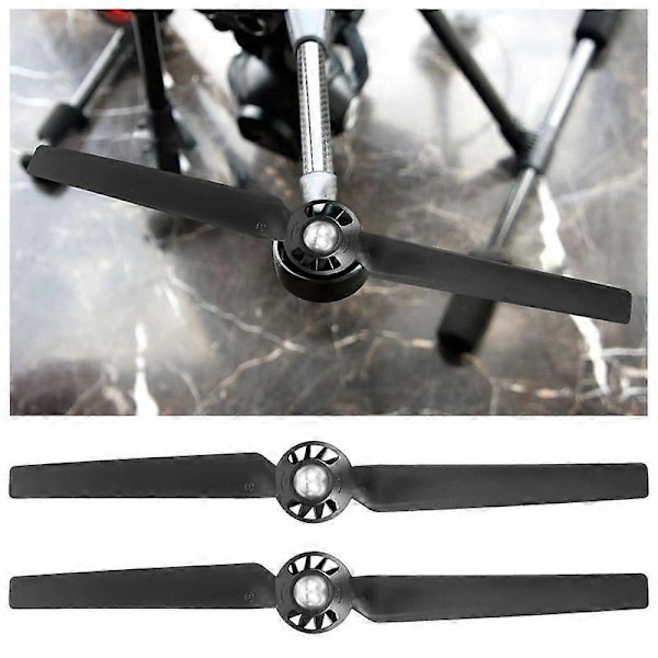 8 stk. propeller til Yuneec Q500 Typhoon 4K kamera drone reservedele Quick Release Self Locking Props erstatningsblad (sort)