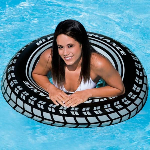 Intex Uppblåsbara 36\" Jätte Däckbadringar för Pool/Sjö/Hav (6-pack)