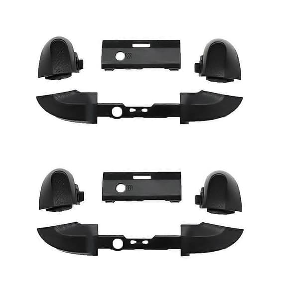 2 sæt til Xbox Series X S Controller RB LB Bumper RT LT Trigger Button Mod Kit Middle Bar Holder Udskiftning Reparationsdele Black