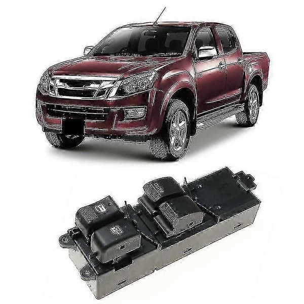 8-98192249-1 Elektrisk Vinduekontrol Master Switch til Isuzu D-Max 2011-2019 2-Dørs