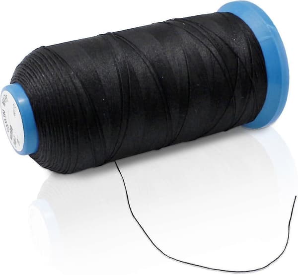 Kraftig Nylon Overlock Symaskine Tråd (Sort)