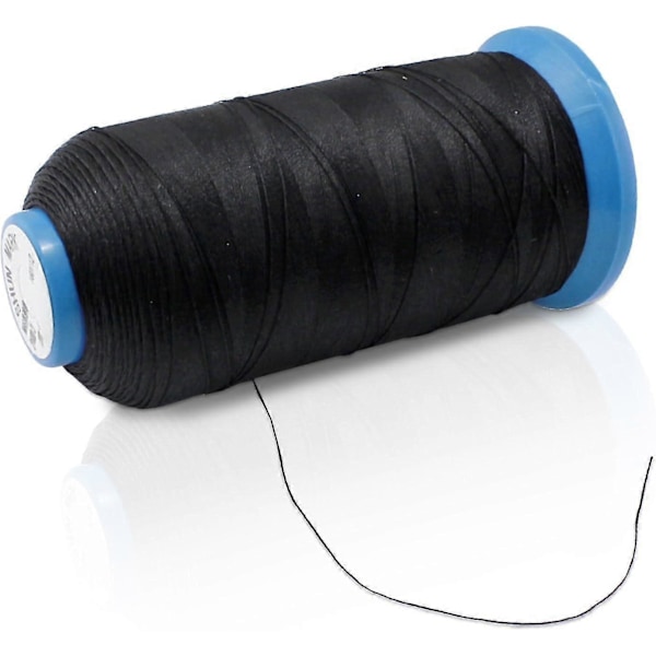 Kraftig Nylon Overlock Sytråd (Svart)