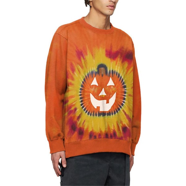 Pumpkin Face - Halloween Outfit Unisex Sweatshirt med rund hals COLOR 1 L