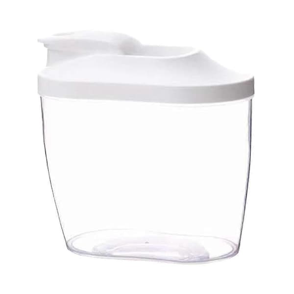 Stor Korn Tørfoder Opbevaringsbeholder Plastbeholder Låg Velegnet til Korn, Mel, Sukker, Kaffe, Ris, Nødder, Snacks, Kæledyr