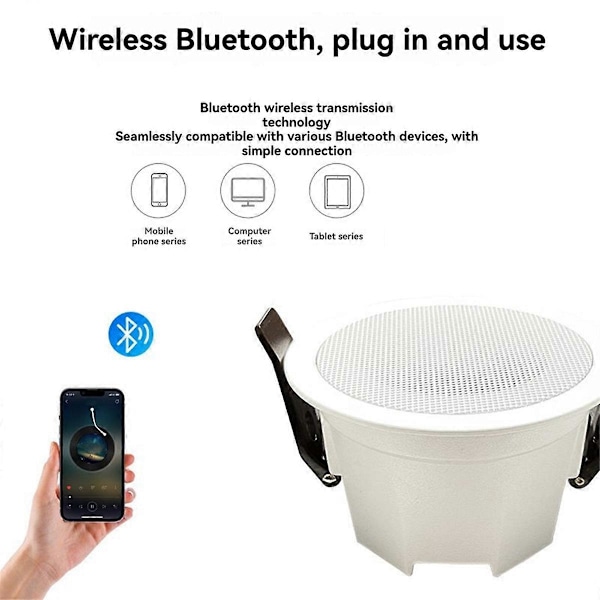 Högkvalitativ Bluetooth Tak Högtalare Professionellt Surroundljud Bluetooth Högtalare Smart Hem