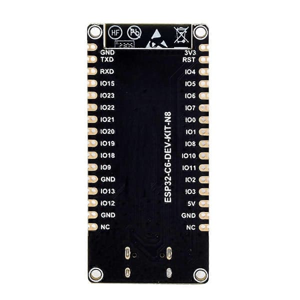 ESP32-C6 Utviklingskort WiFi6 Bluetooth 5 Zigbee Thread 160MHz Enkeltkjerneprosessor ESP32-C6-WRO