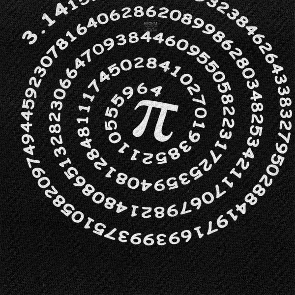 Unik Pi-nummergave for menn til Pi Day T-skjorte Kortermet bomullsskjorte Sommer matematikk algebra Lærergave matematikk t-skjorte Gray M