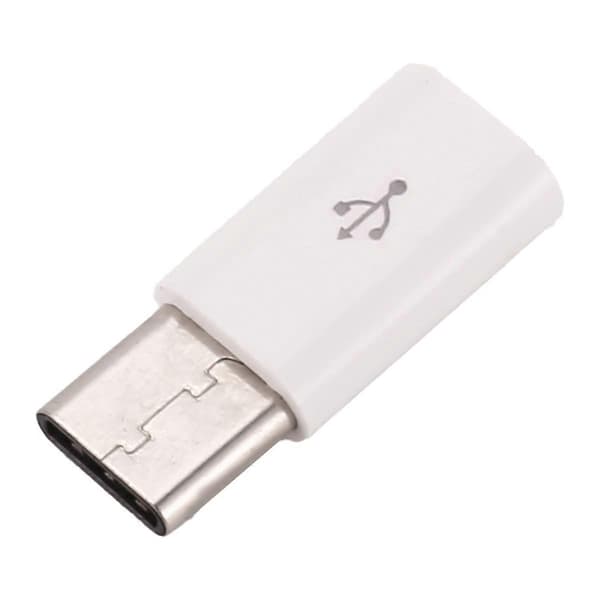 Universaali USB Type C 3.1 uros - Micro USB 2.0 5 Pin naaras datasovitin