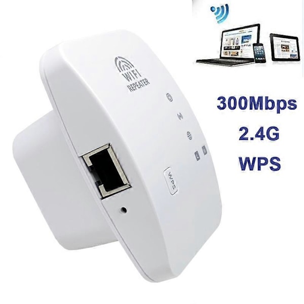 JCKEL Trådlös WiFi Repeater WiFi Förlängare 300Mbps Router WiFi Förstärkare Wi Fi Booster Lång Räckvidd Wi-Fi Repeater Accesspunkt